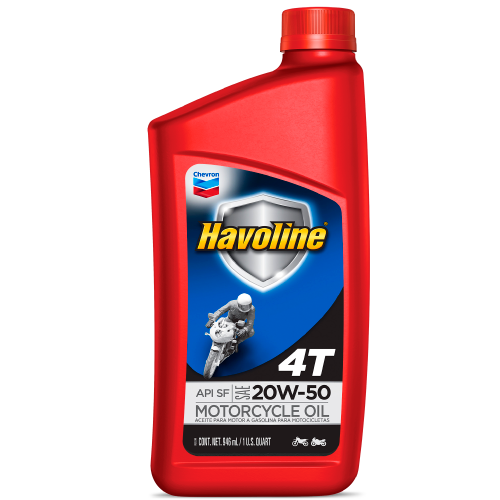 Havoline® Motorcycle Oil 4T SAE 20W-50 API SF - DLO S.A.S.